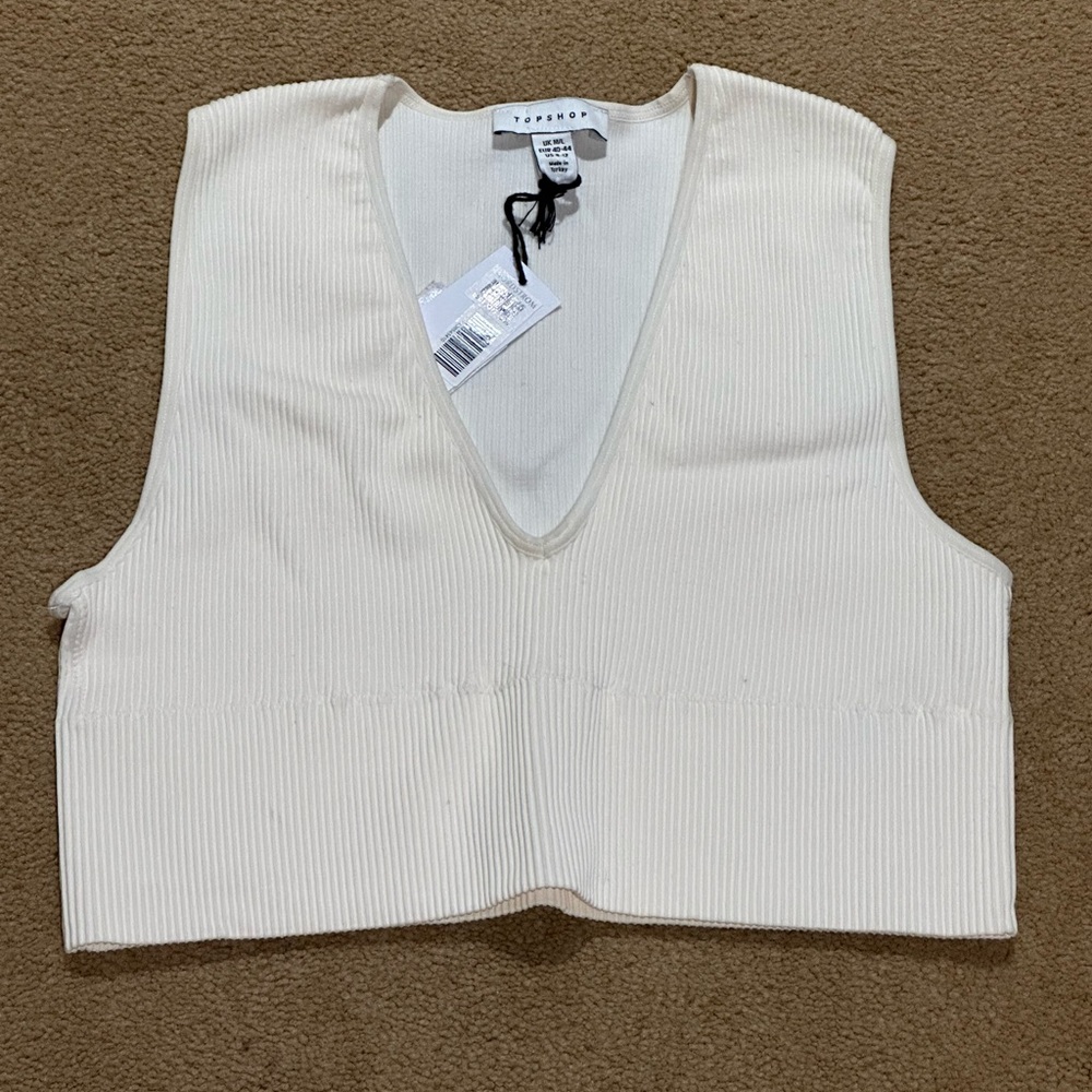 NWT TopShop Top Shop ribbed Tank Top Medium